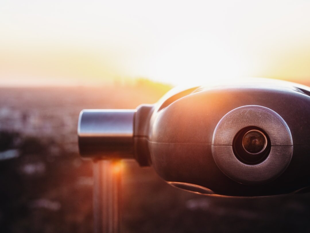 modern video camera closeup